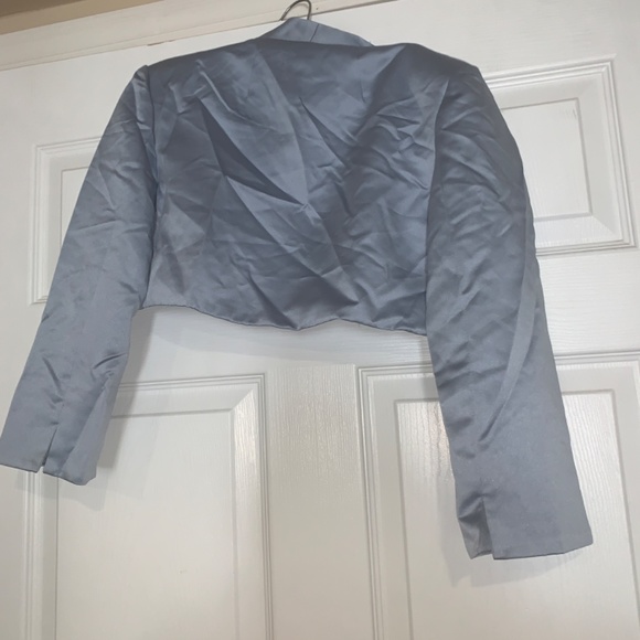 New  Alfred Angelo  bridesmaid top  Size 12 cornflower - Picture 2 of 5